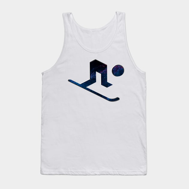 Alpine Ski - Olympic Winter Sports Lover -  Snowboarding Abstract Tank Top by MaystarUniverse